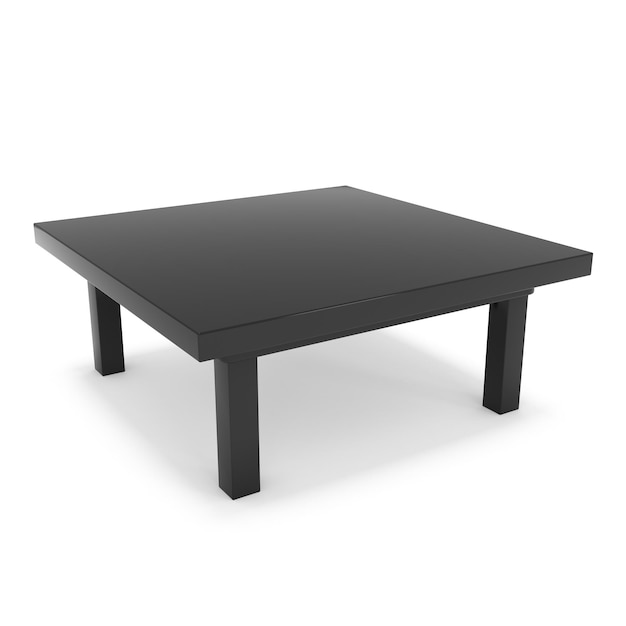 Black Table 3D