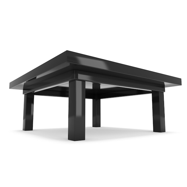 Black Table 3D