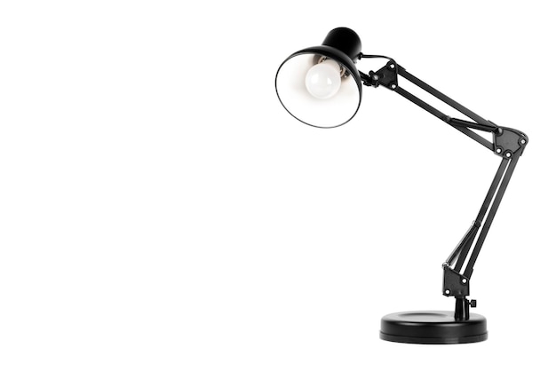 Black table lamp