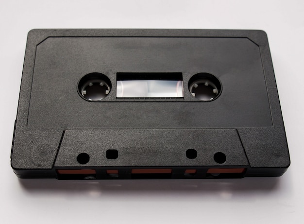 Black tape cassette