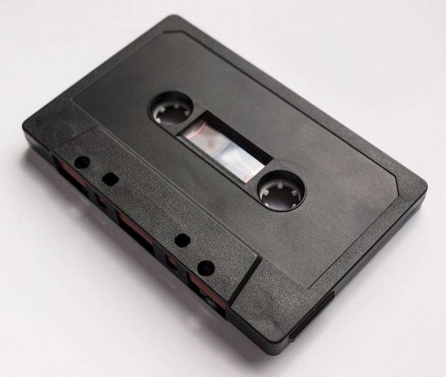 Black tape cassette