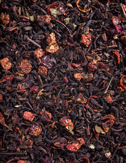 Black tea background