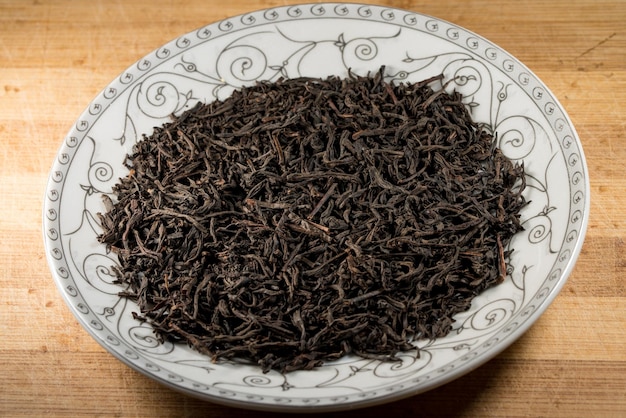 Black Tea Leaves In A Bowl