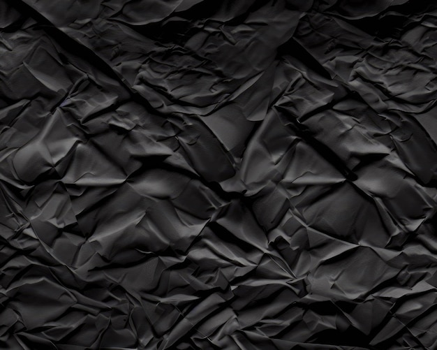 Black texture crumpled embossed background