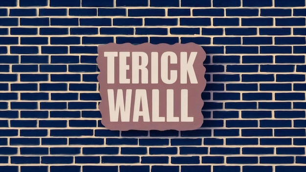 Photo black texture with brick wall for background