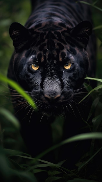 Foto black tiger wildlife photography