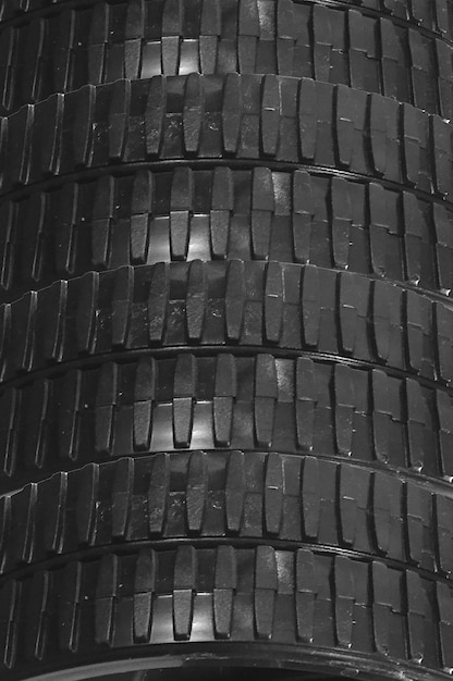 Black tire background