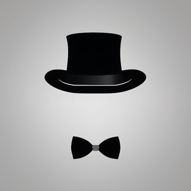 Photo black top hat