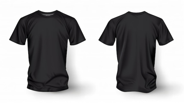 Black Tshirt front and back