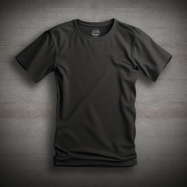 black tshirt mock up