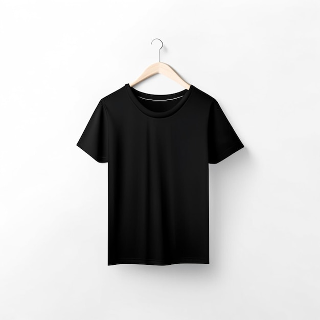 Black tshirt mockup design or white t shirt mockup design