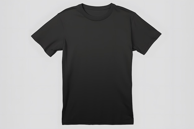 Photo black tshirt mockup