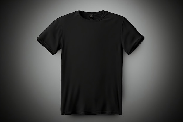 Premium AI Image | A black tshirt mockup