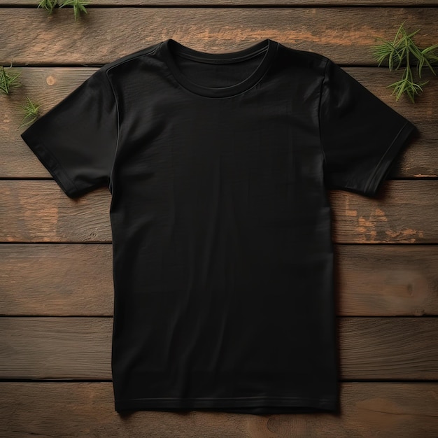 black tshirts with copy space