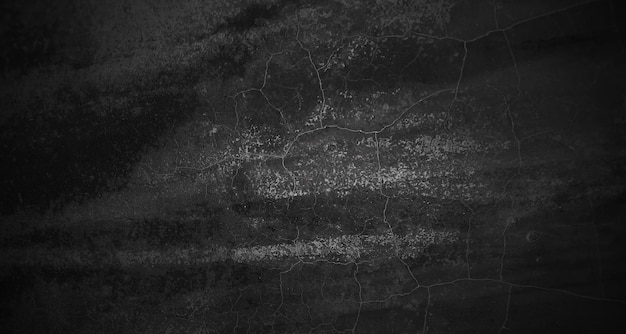 Black wall scary for background Dark wall halloween background concept Horror concrete texture