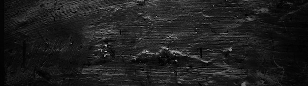 Black wall scratched Panoramic black plaster wall surface