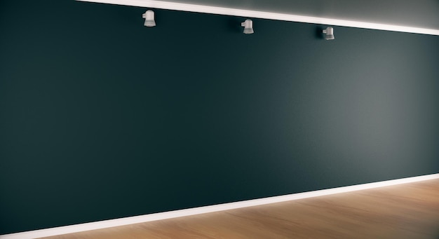 Black wall side