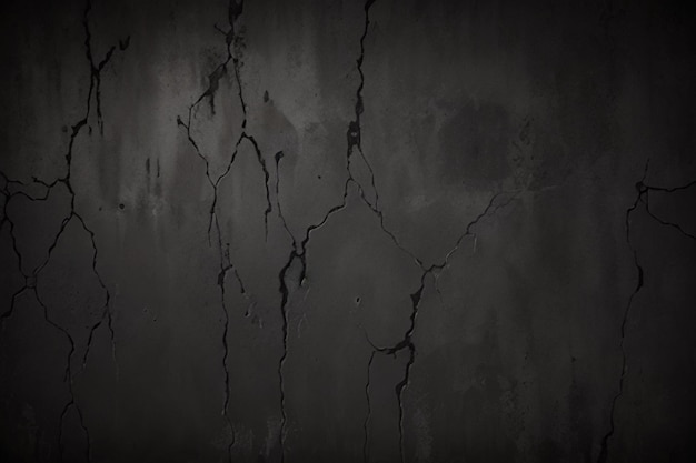 Photo black wall texture rough background dark concrete floor or old grunge background with black