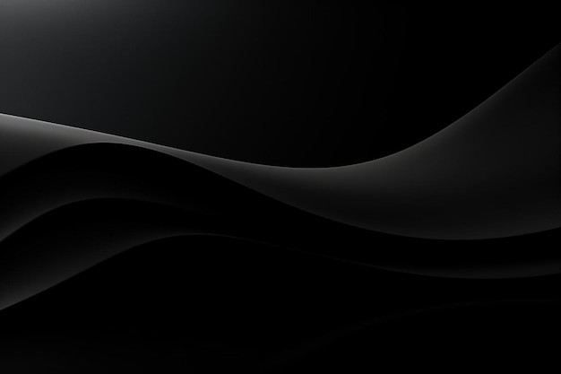 a black wave that is on a black background