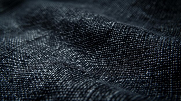 Black waved textile