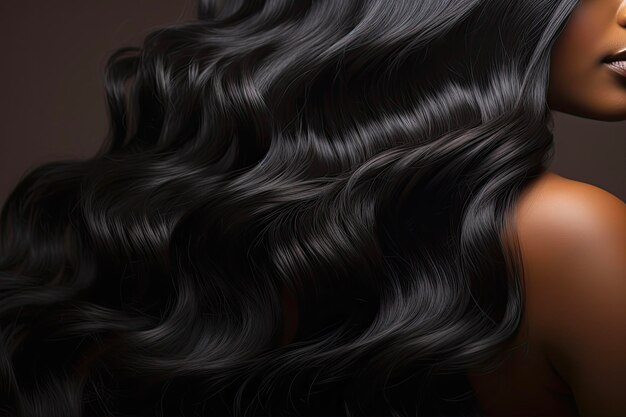 Black Wavy Human Hair Texture Beautiful Human Hair Bundles for Coiffure and Extensions Weft