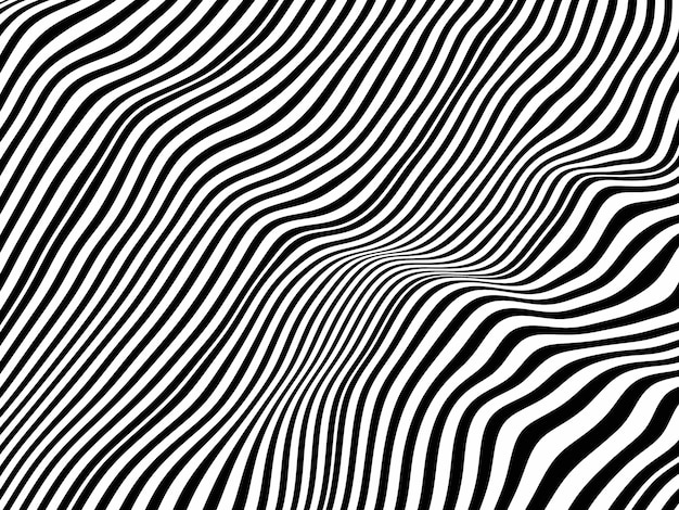 Black and white abstract background Stripped lines