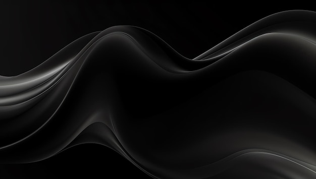 Black and white abstract background with a black background