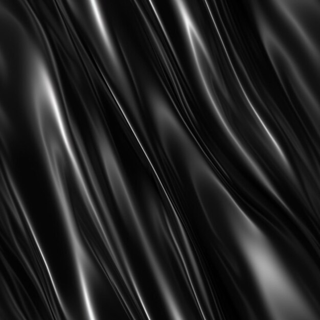 black and white abstract background with smooth lines generative ai