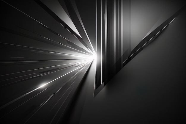 Черно-белый абстрактный фон линии со светом, хорошо подходит для дизайна бизнес-фона