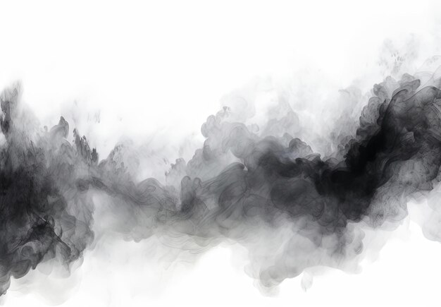 black and white abstract paint watercolour on a background in the style of frostpunk