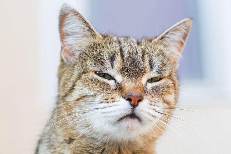 Photo 黒と白の大人の飼い猫の肖像画