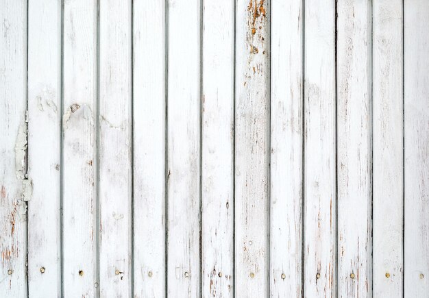 Foto sfondo bianco e nero di tavolato in legno verniciato stagionato