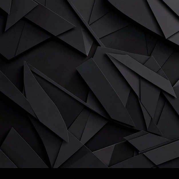 黒と白の背景に 黒と白色の幾何学的なパターンが描かれています