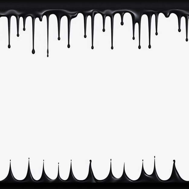 a black and white background with dripping paint on it generative ai