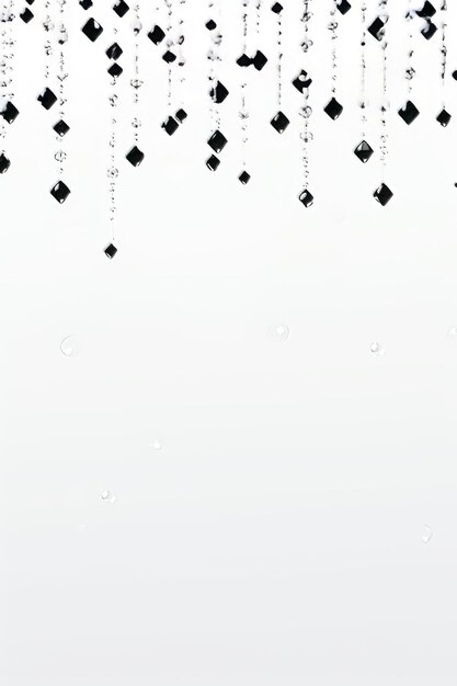 Photo a black and white background with a lot of diamonds