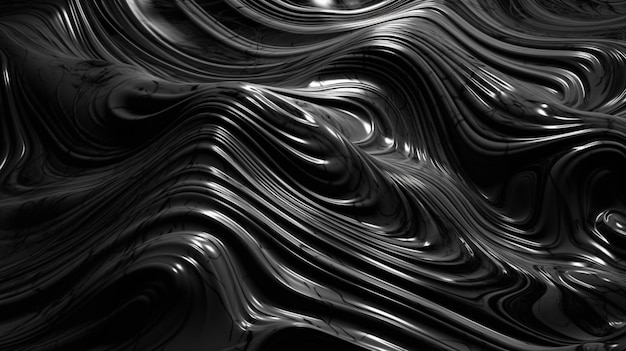 Black and white background with a pattern of lines and curves.