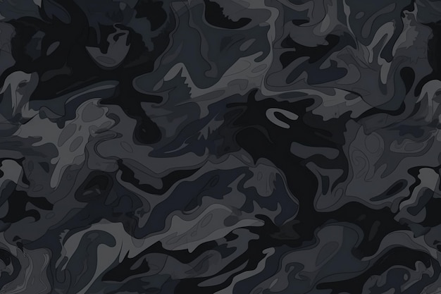 水の波のパターンを持つ黒と白の背景。
