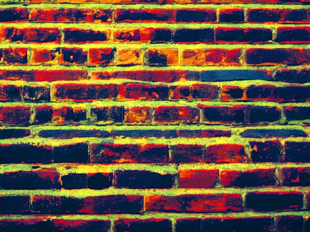 Photo black and white brick wall background hd image