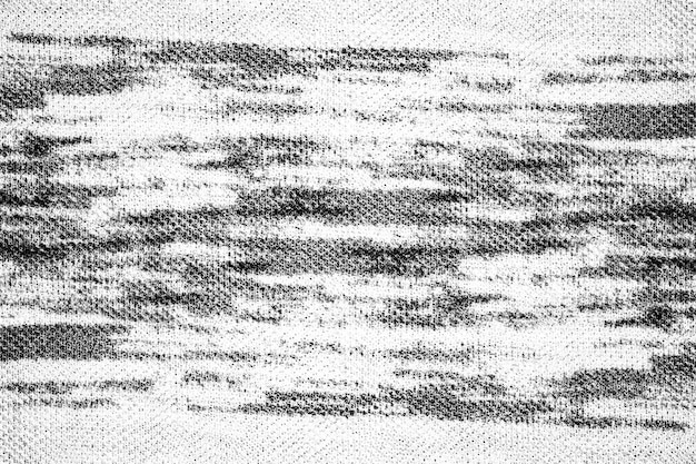 Black and white brush strokes on fabric cloth for texture background