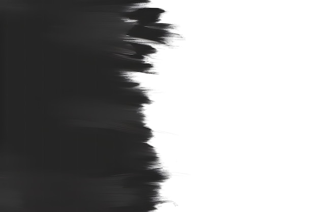 Foto fondo della pennellata di struttura del pennello in bianco e nero