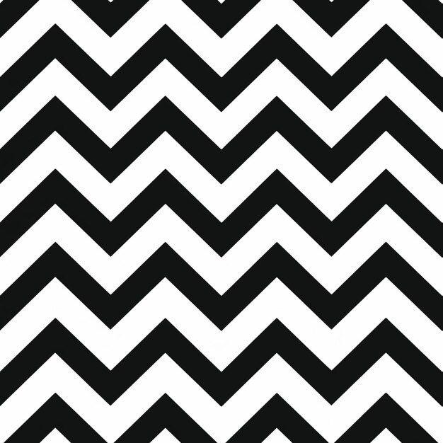 Photo a black and white chevroned pattern with a diagonal design generative ai