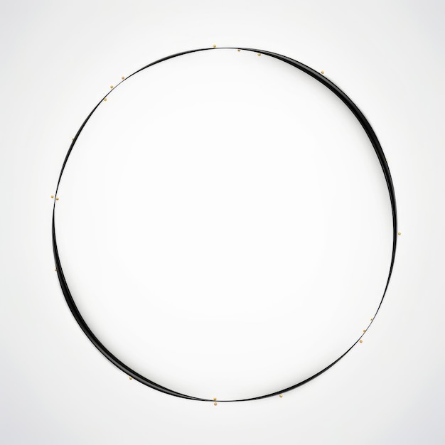 a black and white circle on a white background