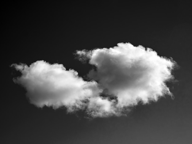 Black and white clouds in the sky background