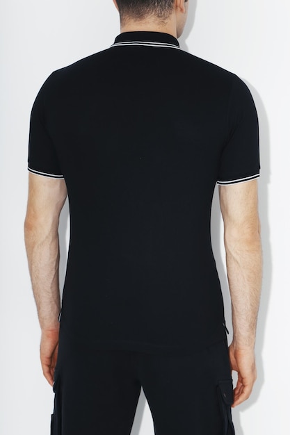 Black and white and color men's tshirts Design template