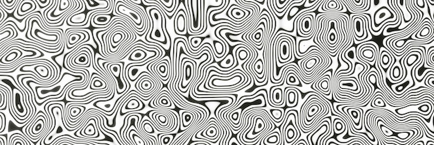 Black and white Damascus steel knife material pattern used for background and wallpaper Black and white pattern for damask steel and alloy Image by 3D Software rendering