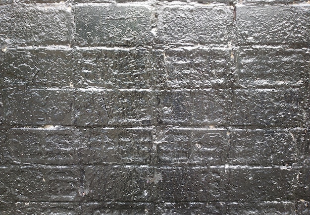 Black and white dirty grunge brick wall texture background