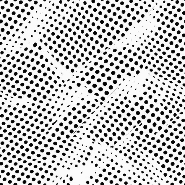 a black and white dotted pattern with a white background generative ai