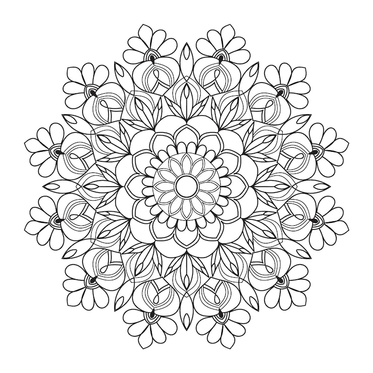 Photo 黒と白の花のデザインを描いた絵でその上に言葉の引用が書かれています