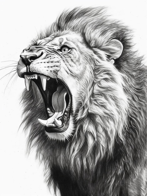 Roaring Lion Head Outline Stock Illustrations – 305 Roaring Lion Head  Outline Stock Illustrations, Vectors & Clipart - Dreamstime