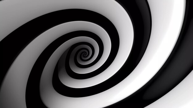 black and white dual tone spiral background